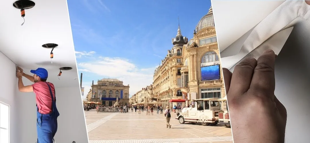 Vue de montpellier